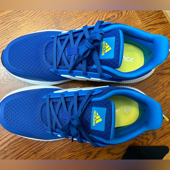 Adidas EQ21 2.0 Bounce Sport lace running shoes, Youth 6.5 - Picture 3 of 5